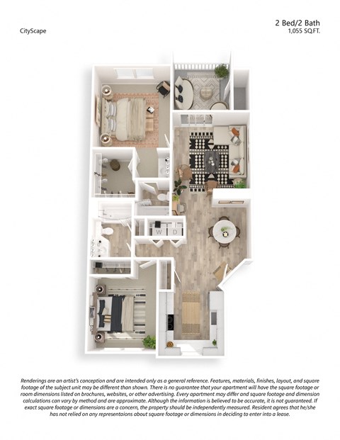 Two bedroom Two bathroom